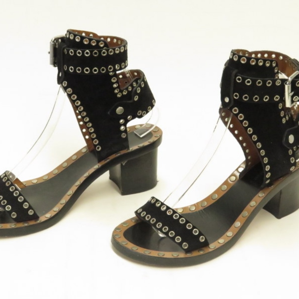 Isabel Marant Sandal Jaeryn Grommet-Studded Black - Picture 3 of 8
